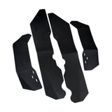 UTV Black Fender Flare Mud Flaps Guard Extension Kits For Polaris RZR XP 1000 RZR XP 4 1000 Turbo 2014-2020 Wide Fenders/Fender Flares XP1000-4 - pazoma