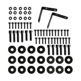 UTV Black Fender Flare Mud Flaps Guard Extension Kits For Polaris RZR XP 1000 RZR XP 4 1000 Turbo 2014-2020 Wide Fenders/Fender Flares XP1000-4 - pazoma