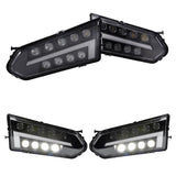 Polaris Ranger 1000 900 570 500 499 XP Diesel Crew 48V EV MD ETX EFI EPS LTN HST BRUTUS Pro XD LED Headlight Assembly Front Head Lamp w DRL 2013-2020 - pazoma