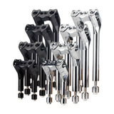 6-13" Pullback Style Modular Handlebar Risers Kit for 1" 1-1/8" 1-1/4" 1-1/2" Bar Harley Dyna Street Bob Softail Sportster - pazoma