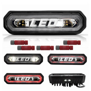 Industries Chase Rear Facing LED Light 7Inch Chase Bar with Strobe Running Brake Reverse Light & Curtesy Mode for UTV RZR Ranger DEFENDER 90133 - pazoma