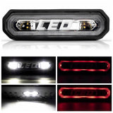 Rear Facing 5-In-1 Red/White LED Chase Light Kit Tail 3rd Brake Strobe Back Backup Reverse License Plate Illumination For Jeep ATV UTV RZR - pazoma