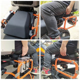 Motorcycle Passenger Grab Bar Rear Seat Handle Rear Hand Grips Pillion Rail Armrest Kit for Harley Pan America 1250 Special RA1250S RA1250 2021-2023 - pazoma