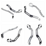 Harley Touring Bagger Road King Street Electra Glide Rear Shock Remote Reservoir Mounts Brackets For Ohlins HD 044 & Legends Revo Shocks - pazoma