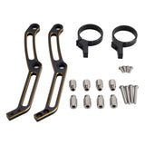 Harley Touring Bagger Road King Street Electra Glide Rear Shock Remote Reservoir Mounts Brackets For Ohlins HD 044 & Legends Revo Shocks - pazoma