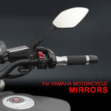 Yamaha MT09 MT07 MT03 MT25 FZ07 FZ09 FJ09 MT10 XJR1300 XJR1200 XJ6 FZ6 FZ1 FZ8 Tracer 900/GT Tenere 700 Rear View Side Mirrors E24 MARK Certification - pazoma
