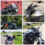 YAMAHA MT-01 MT03 MT-07 MT-09/Tracer FJ-09 MT-10 Tracer 900 Motorcycle Accessories Side Rearview Mirrors E24 MARK Certification - pazoma