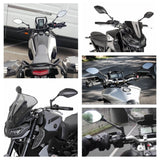 YAMAHA MT-01 MT03 MT-07 MT-09/Tracer FJ-09 MT-10 Tracer 900 Motorcycle Accessories Side Rearview Mirrors E24 MARK Certification - pazoma