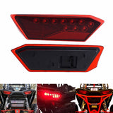 Polaris RZR LED Tail Lights Rear Tail Lamp Replacement for POLARIS 2014-2020 RZR 1000 900 XP S 4 Turbo Premium Red Smoked