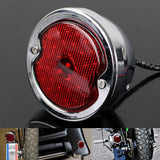 1933-1936 Ford Car LED Taillight Assembly Vintage Style Tail Lamp Red Lens For Harley Chopper Cafe Racer Triumph Scrambler Custom - pazoma