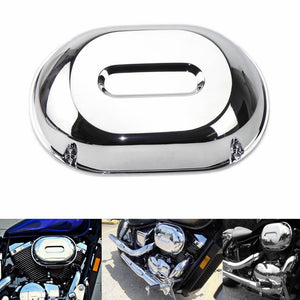 Right Intake Air Filter Cleaner Cover For 2001-2007 Honda VT750DC Shadow Spirit OEM 17231-MCL-000 Chrome Black - pazoma