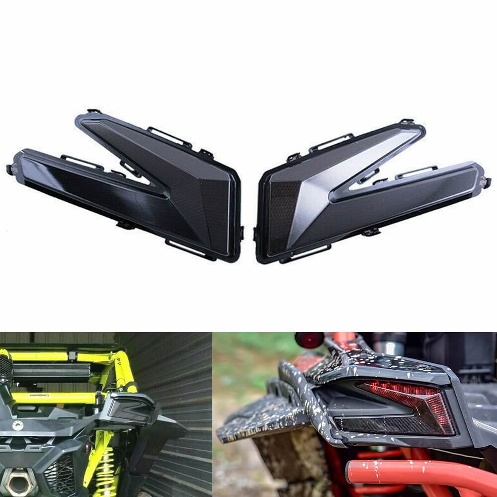 For 2017-2025 Can-Am Maverick X3 Max Turbo R, Red LED Brake Tail Light (Pair) #710004744