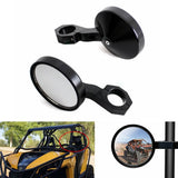 Round 2" Clamp Mount UTV Rear View Mirror for Polaris RZR XP1000 RZR XP 4 UTV XP4 1000 Kawasaki Kubota Can Am Commander - pazoma