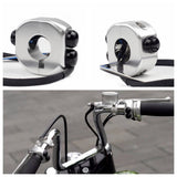 CNC Cafe Racer Motorcycle Switches Headlight Fog Light Horn Brake ON/OFF Start Kill 3 Button Switch M-Switch 7/8" 1" Handlebar - pazoma