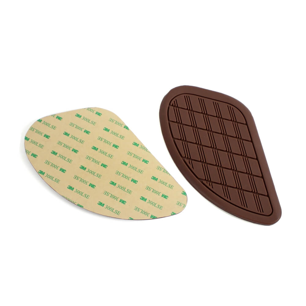 Motorcycle 3M Rubber Gas Tank Knee Pads Universal Cafe racer Triumph H