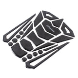 Real Ultra shiny Carbon Fiber  Fuel Tank Decal Pad Sticker Protector For Honda CBR 600RR 1000RR 1100XX - pazoma