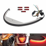 Pazoma Suzuki Boulevard M109R LED Fender Light / Sequential Switchback Flowing LED Tail Brake Turn Signal Light / Bar Fender Eliminator Kit '06-Up - pazoma