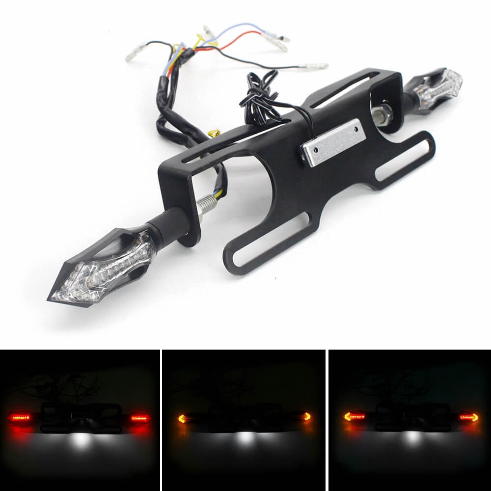Universal tail tidy store with light