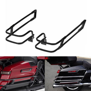 Saddlebag Guard Rails For Harley Touring Road King Road King Special Police Electra Glide Ultra Classic Limited CVO 2014-2022 - pazoma