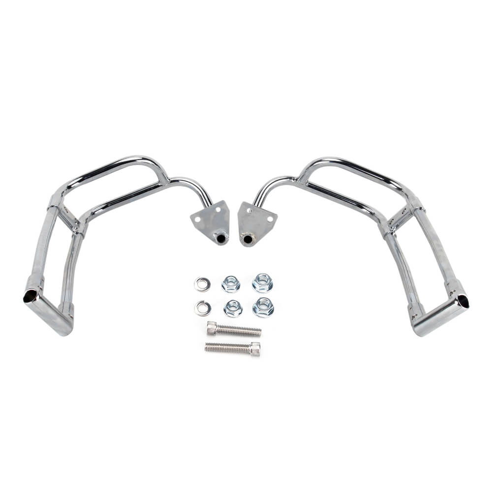 Harley Touring Street Road Glide King Ultra Limited Special ST CVO FLTRKSE FLHT FLHRXS FLTRXS FLHXS FLHTK FLHTKSE Saddlebag Guard Rails 14-22 - pazoma