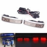 LED Saddlebag Housing Tail Run Brake Turn Light Lamp For Harley Touring Street Road Glide CVO Electra Glide Ultra Classic Limited 14-21 - pazoma