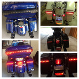 LED Saddlebag Run Brake Turn Lamp For Harley Touring 14-21 FLHTCU FLHTCUL FLHTK FLHTKL FLTRU FLTRK 16-21 FLHTKSE FLTRUSE - pazoma