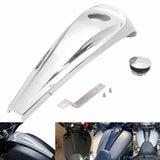 Smooth Dash Fuel Console Gas Tank Cap Cover Trim Panel Kit for Harley Touring Electra Glide Road Glides Street FLHT FLHX 2008-2020 - pazoma