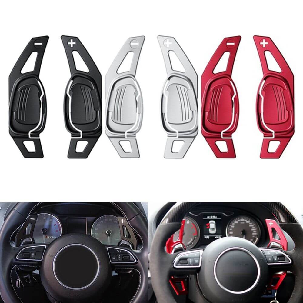 Audi A5 S3 S5 S6 SQ5 RS3 RS6 RS7 Car Gear Shifter Steering Wheel Shift Paddle Extension - pazoma