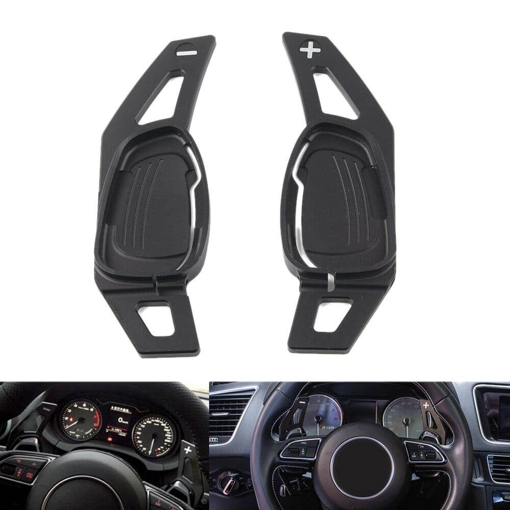 Steering Wheel Paddle Shifter Cover Trim, CNC Aluminum Alloy, Compatib