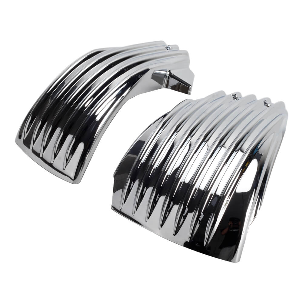 Striped Style Battery Side Fairing Covers for Harley Softail M8 Street Bob Deluxe Heritage Classic Slim Standard Low Rider S ST 114 117 18-22 - pazoma