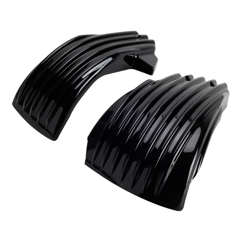 Striped Style Battery Side Fairing Covers for Harley Softail M8 Street Bob Deluxe Heritage Classic Slim Standard Low Rider S ST 114 117 18-25 - pazoma