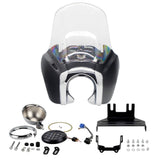 T-Sport Fairing w/ 5.75'' LED Headlight Bracket Chrome Bezels Trim Cover Kit For Harley Softail Low Rider S 114 117 FXLRS 2020-2024 - pazoma