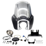 T-Sport Fairing w/ 5.75'' LED Headlight Bracket Chrome Bezels Trim Cover Kit For Harley Softail Low Rider S 114 117 FXLRS 2020-2024 - pazoma