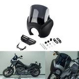 2020-2024 Harley Softail Low Rider S 114 117 FXLRS T-Sport Fairing Outer w/15" 12" 9" Windshield Headlight Relocation Bracket - pazoma