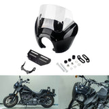 2020-2024 Harley Softail Low Rider S 114 117 FXLRS T-Sport Fairing Outer w/15" 12" 9" Windshield Headlight Relocation Bracket - pazoma