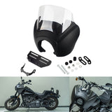 2020-2024 Harley Softail Low Rider S 114 117 FXLRS T-Sport Fairing Outer w/15" 12" 9" Windshield Headlight Relocation Bracket - pazoma