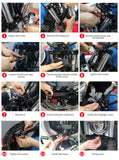 T-Sport Headlight Fairing Outer w/9" Windshield For Harley Softail 18+ Street Bob FXBB 114 FXBBS Standard FXST Low Rider FXLR - pazoma
