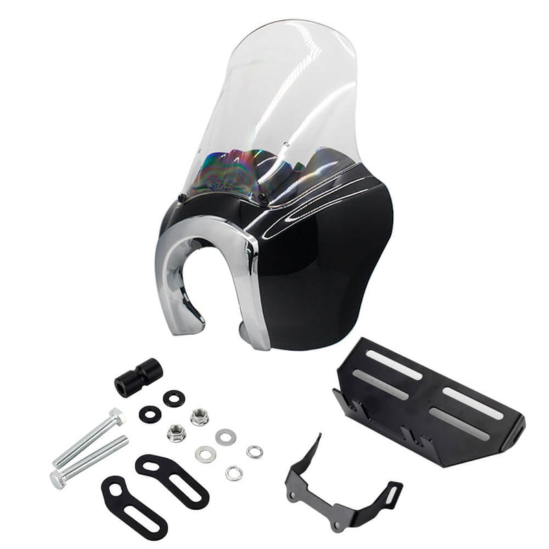 T-Sport Fairing Windshield W/Headlight Relocation Bracket Bezels Trim Cover For Harley Softail Low Rider S 114 117 FXLRS 20-25 - pazoma