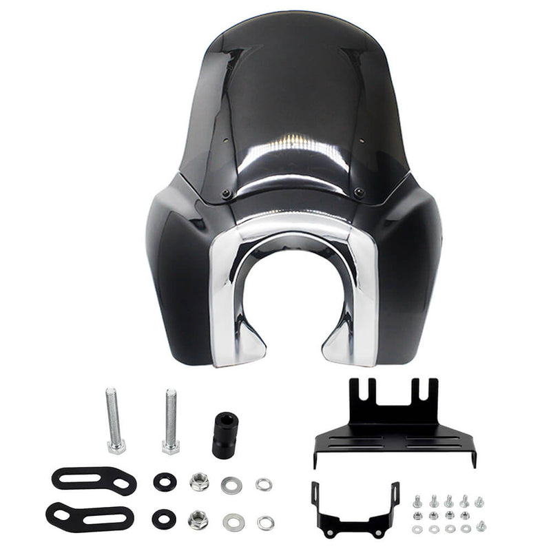 T-Sport Fairing Windshield W/Headlight Relocation Bracket Bezels Trim Cover For Harley Softail Low Rider S 114 117 FXLRS 20-25 - pazoma