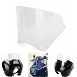 T-Sport Fairing Windshield Windscreen Replacement Club Style Kit Compatible For Harley Dyna Super Glide T-Sport FXDXT FXR - pazoma