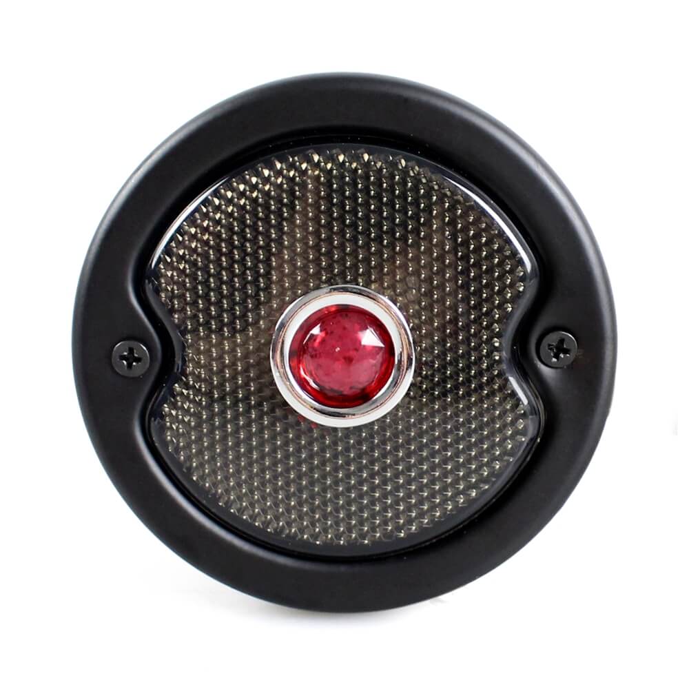LED Brake Stop Tail Light Lamp w/Blue Red Dot For Harley Chopper Bobber Cafe Racer Vintage old school 1933-1936 Ford Car Model - pazoma