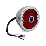 LED Brake Stop Tail Light Lamp w/Blue Red Dot For Harley Chopper Bobber Cafe Racer Vintage old school 1933-1936 Ford Car Model - pazoma