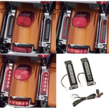 Electra Glo Keystone Auxiliary LED Run/Brake/Turn Lamps rear fender saddlebag side light For Harley FLHTCU FLHTCUL FLHTK FLHTKL FLTRU 2014-19 - pazoma