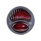 Harley Chopper Bobber Cafe Racer Vintage Retro Motorcycle Modification LED Brake Taillight Tail Warning Signal Light - pazoma