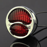 1928-1931 Ford Model A DUOLAMP LED Tail Light Harley Chopper Bobber Vintage Old Cafe Racer Motorcycle HD Brake Stop Light - pazoma