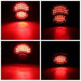 1928-1931 Ford Model A DUOLAMP LED Tail Light Harley Chopper Bobber Vintage Old Cafe Racer Motorcycle HD Brake Stop Light - pazoma