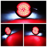 1933-1936 Ford Car LED Taillight Assembly Vintage Style Tail Lamp Red Lens For Harley Chopper Cafe Racer Triumph Scrambler Custom - pazoma