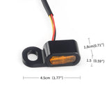 E24 Motorcycle LED Clutch Turn Signal Light Indicator Mini Front Blinker For Harley Touring Softail 2014-2021 - pazoma