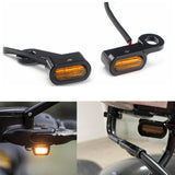 Harley Sportster 883 XL1200 Brake Clutch Lever Turn Signal Indicators Light E Mark Mini LED Signal Lamp Light - pazoma