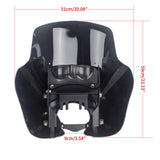 T-Sport Front Fairing Outer Club Style 12'' Windshield Kit Headlight Fairing Cover For Harley Dyna Super Glide FXDXT FXR - pazoma